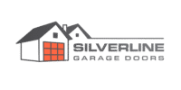 Medium Silverline Garage Doors Perth logo with modern garage and house icon