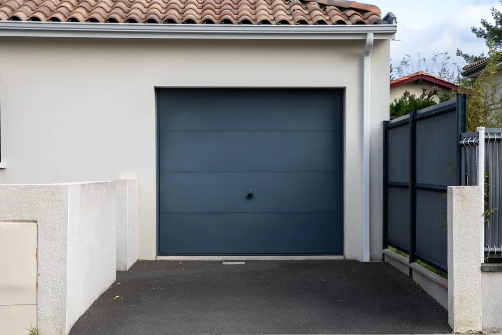 Dark Gray Garage Door