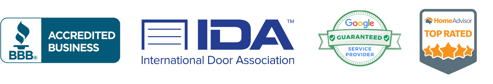 Garage Door Certifications and License