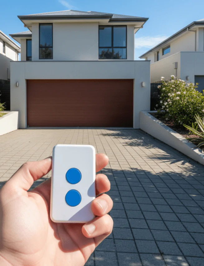 Garage Door and Remote Controller