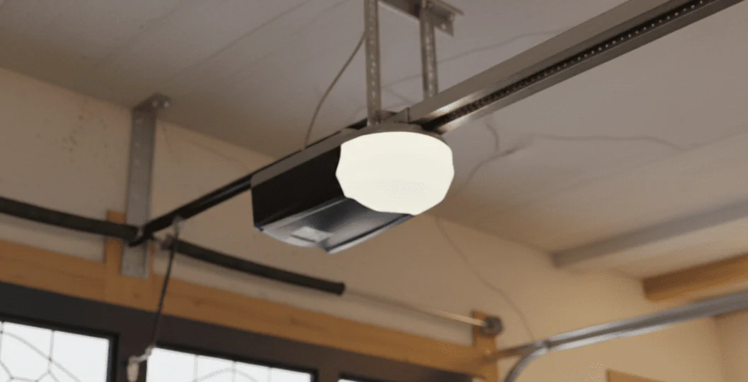 Black Garage Door Opener