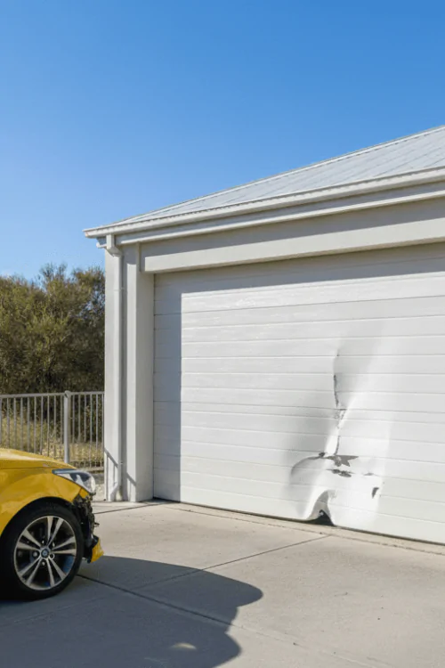 Damaged Garage Door